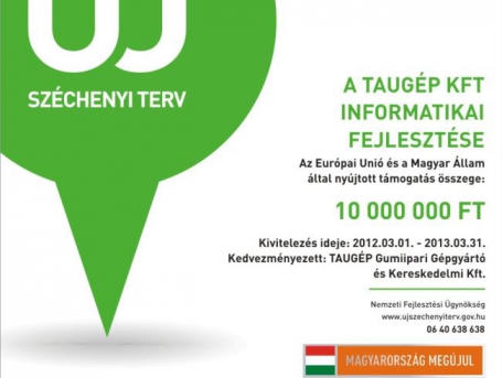 A Taugép Kft informatikai fejlesztése
